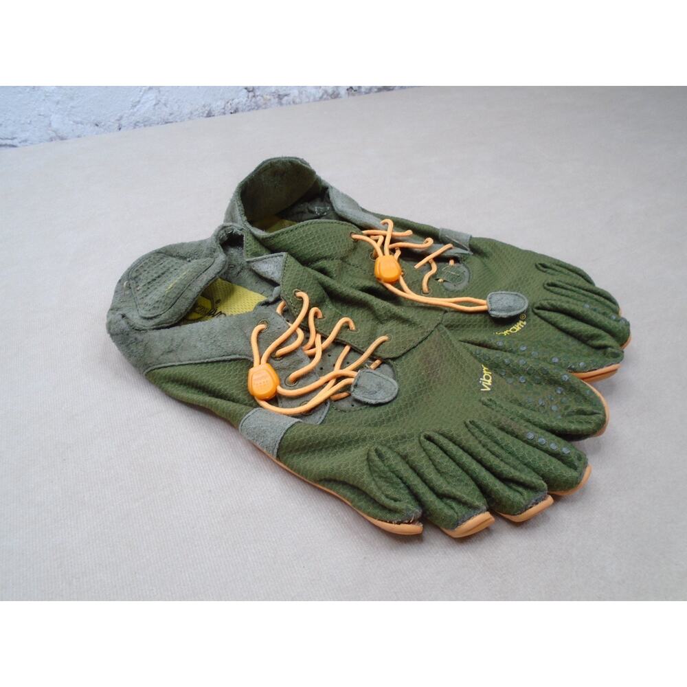 Vibram FiveFingers Shoes Men Sz 9.5-10 / EU 43 Green Minimalist Barefoot Running